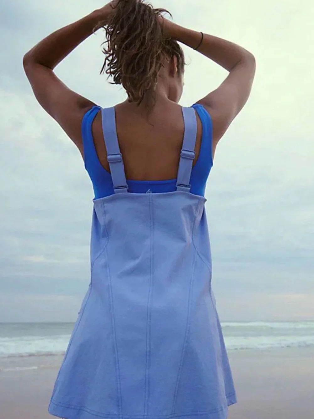 NWT Free People Cascade Hike Dress in Violet Water